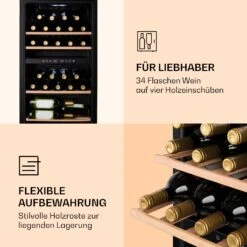 Barossa 34 Duo Weinkühlschrank 34 Fl 80 Ltr 2 Zonen Touch-Steuerung -Haushaltsgeräte Store 10032920 de 0005 logo