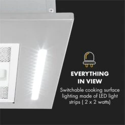 Down Under Dunstabzugshaube Einbau 60cm Abluft: 590 M³/h LED Edelstahl -Haushaltsgeräte Store 10032975 uk 0006 logo Klarstein Down Under Dunstabzugshaube Einbau 60cm