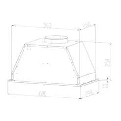 Down Under Dunstabzugshaube Einbau 60cm Abluft: 590 M³/h LED Edelstahl -Haushaltsgeräte Store 10032975 yy 0008 logo Klarstein Down Under Dunstabzugshaube Einbau 60cm