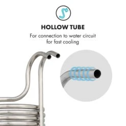 Chiller 12 Eintauchkühler Ø21,5 Cm 18 Schleifen 304 Edelstahl -Haushaltsgeräte Store 10033082 yy 0004 logo Klarstein Chiller 12 Eintauchkuehler 18 Schleifen