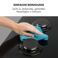 Ignito 4 Zonen Gaskochfeld 4-flammig Sabaf-Brenner Glaskeramik Schwarz -Haushaltsgeräte Store 10033132 de 0008 logo