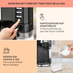 Baristomat 2-in-1-Heißgetränkeautomat Kaffee Tee Milchschaum 10 Baristomat 2-in-1-Heißgetränkeautomat Kaffee Tee Milchschaum -Haushaltsgeräte Store 10033138 de 0003 usp