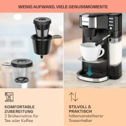 Baristomat 2-in-1-Heißgetränkeautomat Kaffee Tee Milchschaum 13 Baristomat 2-in-1-Heißgetränkeautomat Kaffee Tee Milchschaum -Haushaltsgeräte Store 10033138 de 0006 usp