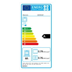 Kalahari Elektrischer Einbaubackofen 2300W 7 Funktionen Schwarz -Haushaltsgeräte Store 10033187 energy label