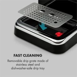 Espressionata Gusto Espressomaschine 1100W 15 Bar Druck Schwarz -Haushaltsgeräte Store 10033209 yy 0006 logo Klarstein Espressionata Gusto Espressomaschine