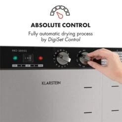 Master Jerky 24 Dörrautomat 5850W 40-90 °C 15h-Timer Edelstahl Silber 10 Master Jerky 24 Dörrautomat 5850W 40-90 °C 15h-Timer Edelstahl Silber -Haushaltsgeräte Store 10033214 yy 0003 logo Klarstein Master Jerky 24 Doerrautomat silber
