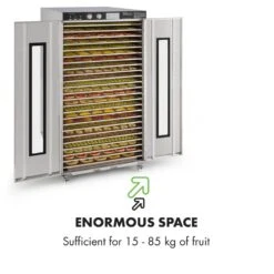 Master Jerky 24 Dörrautomat 5850W 40-90 °C 15h-Timer Edelstahl Silber 14 Master Jerky 24 Dörrautomat 5850W 40-90 °C 15h-Timer Edelstahl Silber -Haushaltsgeräte Store 10033214 yy 0007 logo Klarstein Master Jerky 24 Doerrautomat silber