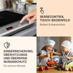 MisterCook Duo Kochplatte Infrarot 3000W 90-650°C Abschalttimer -Haushaltsgeräte Store 10033283 de 0004 logo