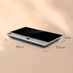 MisterCook Duo Kochplatte Infrarot 3000W 90-650°C Abschalttimer -Haushaltsgeräte Store 10033283 yy 0006 logo