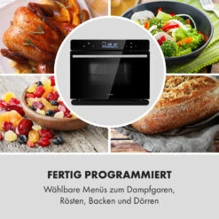 MasterFresh Dampfbackofen 230°C 24l Touch-Bedienfeld Schwarz 17 MasterFresh Dampfbackofen 230°C 24l Touch-Bedienfeld Schwarz -Haushaltsgeräte Store 10033284 de 0007 logo