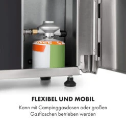 Crossfire Vertikaler Gasgrill 800°C Infrarot-Brenner 12.000 BTU Silber -Haushaltsgeräte Store 10033288 de 0004 logo