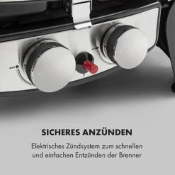 Parforce Duo Gasgrill 2 Brenner 4,4kW 15000BTU 300°C Grau -Haushaltsgeräte Store 10033297 de 0007 logo