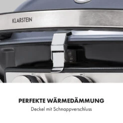 Parforce Duo Gasgrill 2 Brenner 4,4kW 15000BTU 300°C Grau -Haushaltsgeräte Store 10033297 de 0008 logo