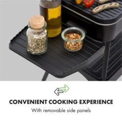 Porterhouse Elektrogrill 2200W Antihaft-Grillfläche Schwarz -Haushaltsgeräte Store 10033322 yy 0003 logo Klarstein Porterhouse Elektrogrill 2200W schwarz