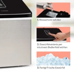 Clearcube Eiswürfelmaschine Klareis 13kg/24h Edelstahl Schwarz 10 Clearcube Eiswürfelmaschine Klareis 13kg/24h Edelstahl Schwarz -Haushaltsgeräte Store 10033350 de 0004 usp