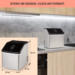 Clearcube Eiswürfelmaschine Klareis 13kg/24h Edelstahl Schwarz 12 Clearcube Eiswürfelmaschine Klareis 13kg/24h Edelstahl Schwarz -Haushaltsgeräte Store 10033350 de 0006 usp