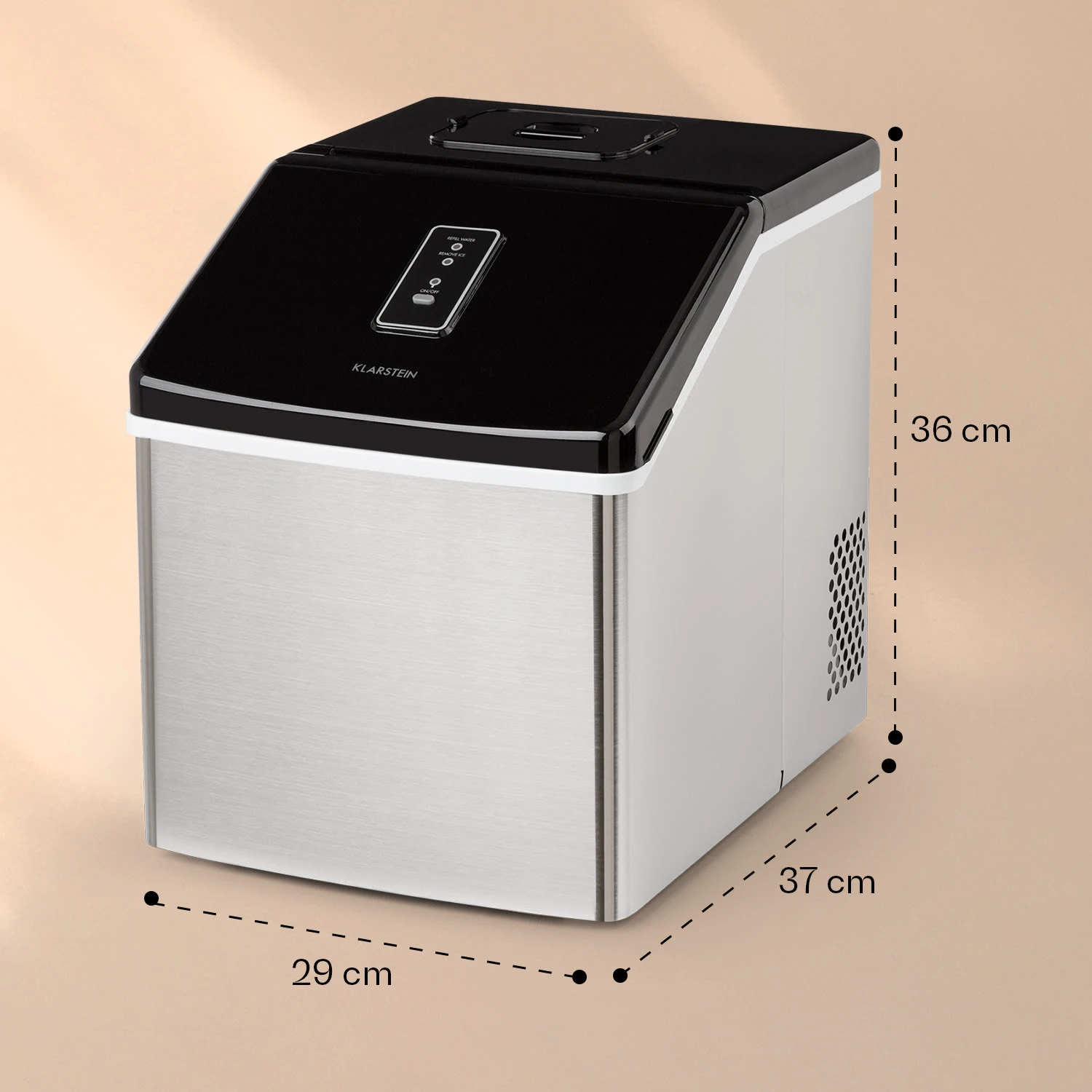 Clearcube Eiswürfelmaschine Klareis 13kg/24h Edelstahl Schwarz 7 Clearcube Eiswürfelmaschine Klareis 13kg/24h Edelstahl Schwarz – Bild 7