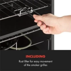 Flintstone Steel Räucherofen 1600 W Integriertes Thermometer Edelstahl 12 Flintstone Steel Räucherofen 1600 W Integriertes Thermometer Edelstahl -Haushaltsgeräte Store 10033372 yy 0006 logo Klarstein Flintstone Steel Raeucherofen Edelstahl