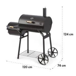 Beef Brisket Smoker Grill Holzkohlegrill/Smoker Edelstahl-Grill Mobil 17 Beef Brisket Smoker Grill Holzkohlegrill/Smoker Edelstahl-Grill Mobil -Haushaltsgeräte Store 10033460 yy 0009 logo Klarstein Beef Brisket Smoker Grill schwarz