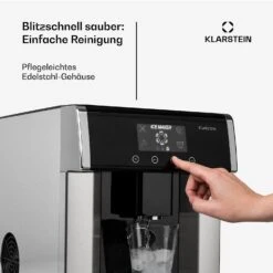 Eiszeit Eiswürfelmaschine Edelstahl 3 Eiswürfelgrößen Silber 12 Eiszeit Eiswürfelmaschine Edelstahl 3 Eiswürfelgrößen Silber -Haushaltsgeräte Store 10033478 de 0006 usp