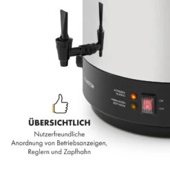 KonfiStar 40 Einkochautomat Getränkespender 2500W 40L Edelstahl 15 KonfiStar 40 Einkochautomat Getränkespender 2500W 40L Edelstahl -Haushaltsgeräte Store 10033524 de 0006 logo