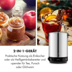 KonfiStar 40 Einkochautomat Getränkespender 2500W 40L Edelstahl 16 KonfiStar 40 Einkochautomat Getränkespender 2500W 40L Edelstahl -Haushaltsgeräte Store 10033524 de 0007 logo