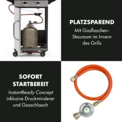 Gazooka 2.0T Gas BBQ Grill 2x3kW Brenner Edelstahl 15 Gazooka 2.0T Gas BBQ Grill 2x3kW Brenner Edelstahl -Haushaltsgeräte Store 10033532 de 0005 logo