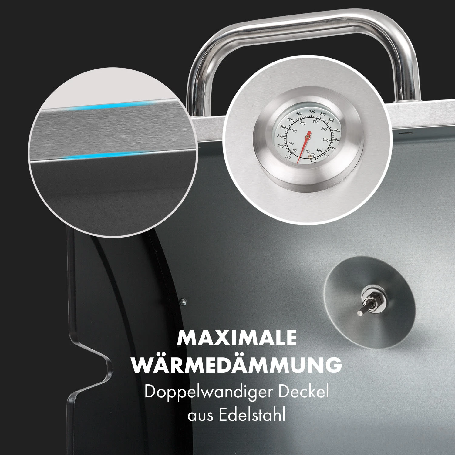 Gazooka 2.0T Gas BBQ Grill 2x3kW Brenner Edelstahl 7 Gazooka 2.0T Gas BBQ Grill 2x3kW Brenner Edelstahl – Bild 7