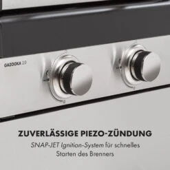 Gazooka 2.0T Gas BBQ Grill 2x3kW Brenner Edelstahl 18 Gazooka 2.0T Gas BBQ Grill 2x3kW Brenner Edelstahl -Haushaltsgeräte Store 10033532 de 0008 logo