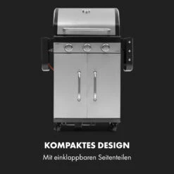 Gazooka 3.0T BBQ Grill 3x3kW Brenner 4 Rollen Edelstahl -Haushaltsgeräte Store 10033533 de 0003 logo