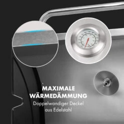 Gazooka 3.0T BBQ Grill 3x3kW Brenner 4 Rollen Edelstahl -Haushaltsgeräte Store 10033533 de 0007 logo