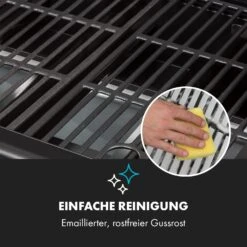 Gazooka 3.0T BBQ Grill 3x3kW Brenner 4 Rollen Edelstahl -Haushaltsgeräte Store 10033533 de 0010 logo