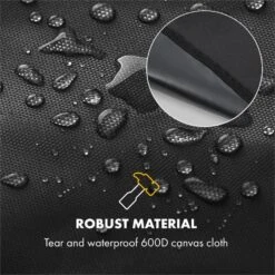 Gazooka 3.0T Wetterschutzhaube 600D Canvas 30/70% PE/PVC Schwarz -Haushaltsgeräte Store 10033536 yy 0005 logo Klarstein Gazooka 3 0T Wetterschutzhaube schwarz