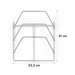Vendetta 3.0 TI Rack Verchromter Stahl Einfach Anzubringen Zubehör -Haushaltsgeräte Store 10033618 yy 0004 logo Klarstein Vendetta TI Rack