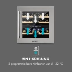 Vinsider 36 Weinkühlschrank 2 Kühlzonen 5-22°C 85l Edelstahl 11 Vinsider 36 Weinkühlschrank 2 Kühlzonen 5-22°C 85l Edelstahl -Haushaltsgeräte Store 10033682 de 0003 logo