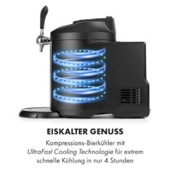 Beerkules Bierzapfanlage 5l Fässer Kompressor 120W Cooling: 4h -Haushaltsgeräte Store 10033689 de 0003 logo