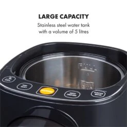 Hot Spring Plus Heißwasserspender 5l Edelstahl-Wassertank 45-95 °C -Haushaltsgeräte Store 10033753 yy 0005 logo Klarstein Hot Spring Heisswasserspender schwarz