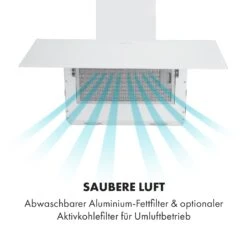 Laurel 60 Dunstabzugshaube 60cm Abluft: 350 M³/h LED Touch Weiß -Haushaltsgeräte Store 10033767 de 0004 logo