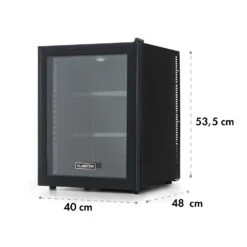 Brooklyn 42 Mini-Kühlschrank Glastür LED Ablage -Haushaltsgeräte Store 10033822 yy 0009 dimensions