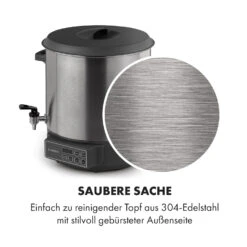 Lady Marmalade Einkochautomat Getränkespender 27L 100°C 12h Edelstahl -Haushaltsgeräte Store 10033825 de 0006 logo