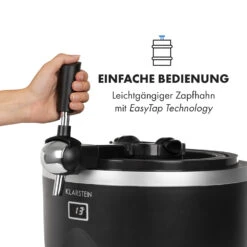 Tap2Go Mobile 2-in1 Bierzapfanlage Mit Getränkekühler 5l/13l Schwarz 15 Tap2Go Mobile 2-in1 Bierzapfanlage Mit Getränkekühler 5l/13l Schwarz -Haushaltsgeräte Store 10034006 de 0007 logo