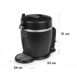 Tap2Go Mobile 2-in1 Bierzapfanlage Mit Getränkekühler 5l/13l Schwarz 17 Tap2Go Mobile 2-in1 Bierzapfanlage Mit Getränkekühler 5l/13l Schwarz -Haushaltsgeräte Store 10034006 yy 0010 logo Klarstein Tap2Go mobile Bierzapfanlage schwarz
