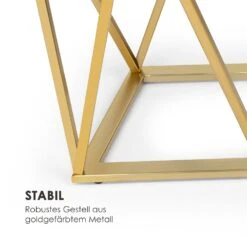 Black Onyx II Couchtisch 50x55x35cm (BxHxT) Marmor Gold / Schwarz -Haushaltsgeräte Store 10034023 de 0005 logo