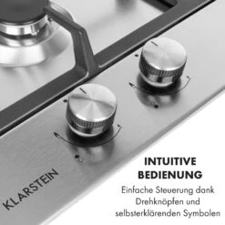 Ignito Domino Gaskochfeld 2-flammig Sabaf-Brenner Edelstahl Silber -Haushaltsgeräte Store 10034108 de 0004 logo