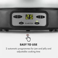 Jam Session Marmeladen- Und Geleekocher 1000W 2 Automatikprogramme -Haushaltsgeräte Store 10034109 yy 0004 logo Klarstein Jam Session Marmeladen und Geleekocher