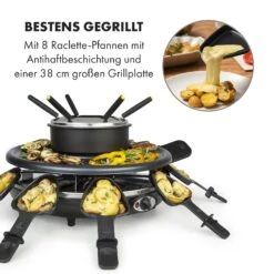 Fonduelette Raclette Und Fondue 1350W 1 Liter 38 Cm Ø Für 8 Personen 9 Fonduelette Raclette Und Fondue 1350W 1 Liter 38 Cm Ø Für 8 Personen -Haushaltsgeräte Store 10034138 de 0003 logo