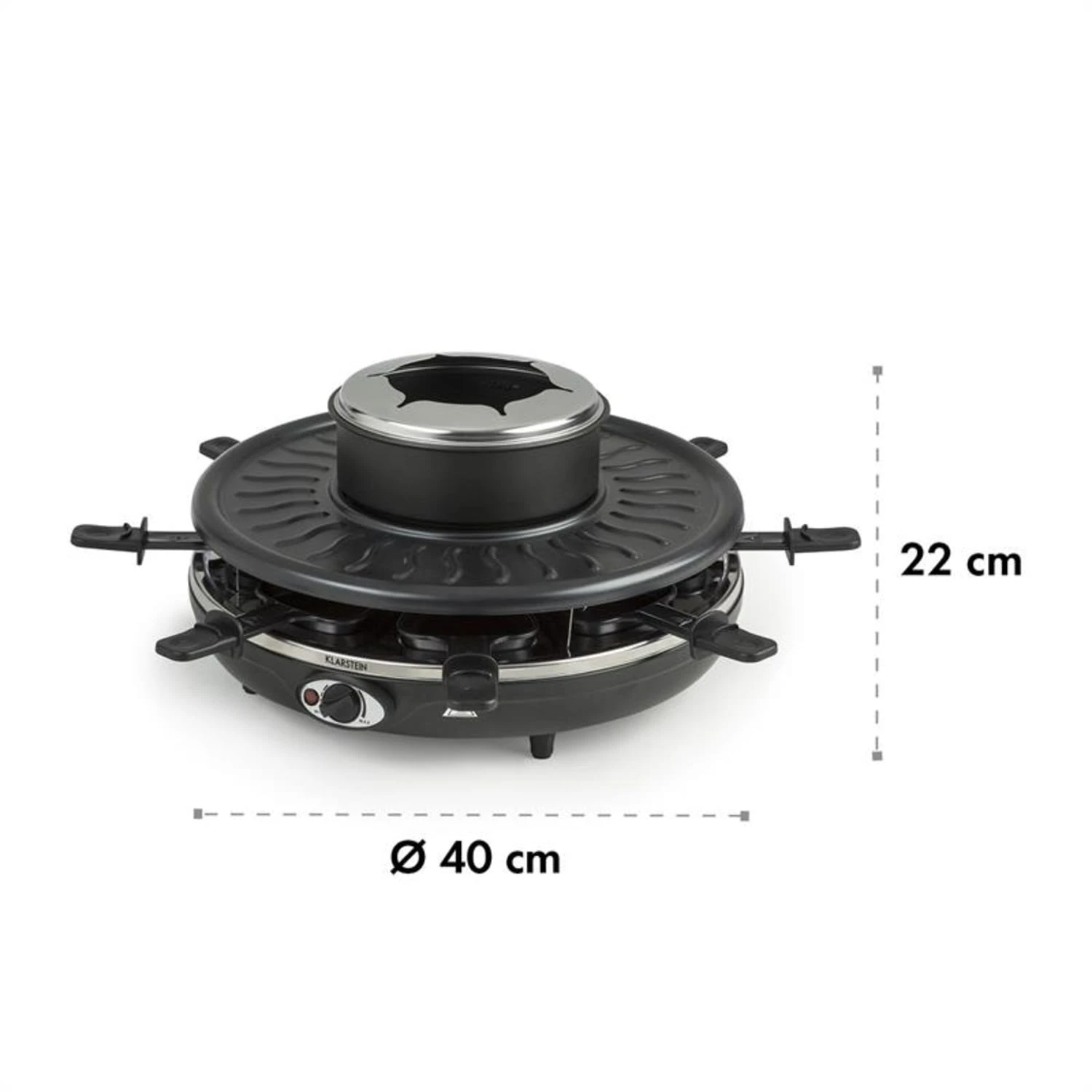 Fonduelette Raclette Und Fondue 1350W 1 Liter 38 Cm Ø Für 8 Personen 7 Fonduelette Raclette Und Fondue 1350W 1 Liter 38 Cm Ø Für 8 Personen – Bild 7