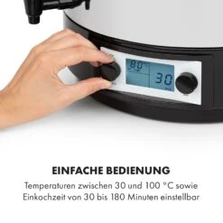 KonfiStar 40 Digital Einkocher Getränkespender 2500W 40L 100°C 180min 13 KonfiStar 40 Digital Einkocher Getränkespender 2500W 40L 100°C 180min -Haushaltsgeräte Store 10034239 de 0004 logo