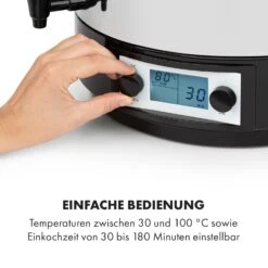 KonfiStar 50 Digital Einkocher Getränkespender 2500W 50L 100°C 180min 13 KonfiStar 50 Digital Einkocher Getränkespender 2500W 50L 100°C 180min -Haushaltsgeräte Store 10034240 de 0004 logo