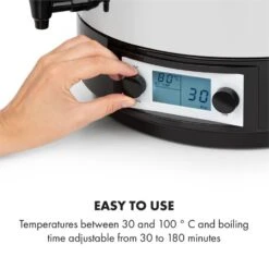 KonfiStar 60 Digital Einkocher Getränkespender 2500W 60L 100°C 180min -Haushaltsgeräte Store 10034241 yy 0004 logo Digital Food Preserver 60L